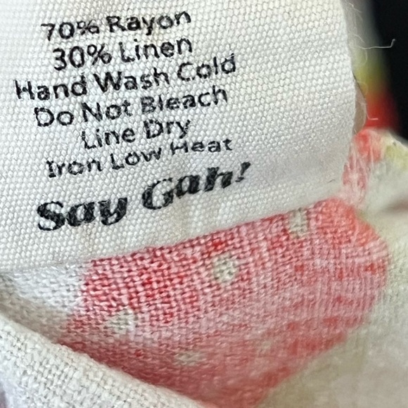 Lisa Says Gah Joni Farmers Market Fruit Print Maxi Dress Medium - Picture 8 of 8